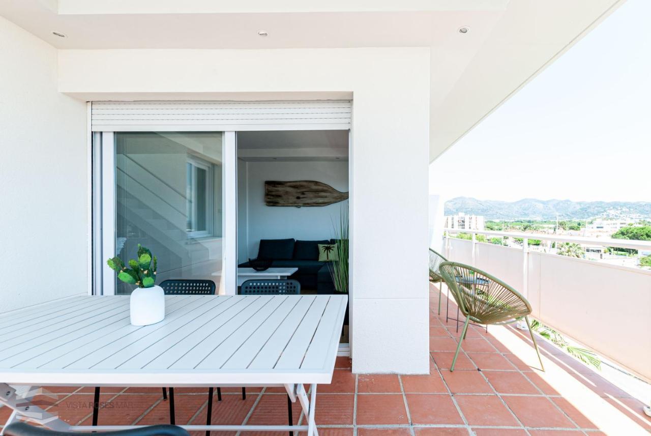 Vista Roses Mar - Apartamento Con Piscina II מראה חיצוני תמונה